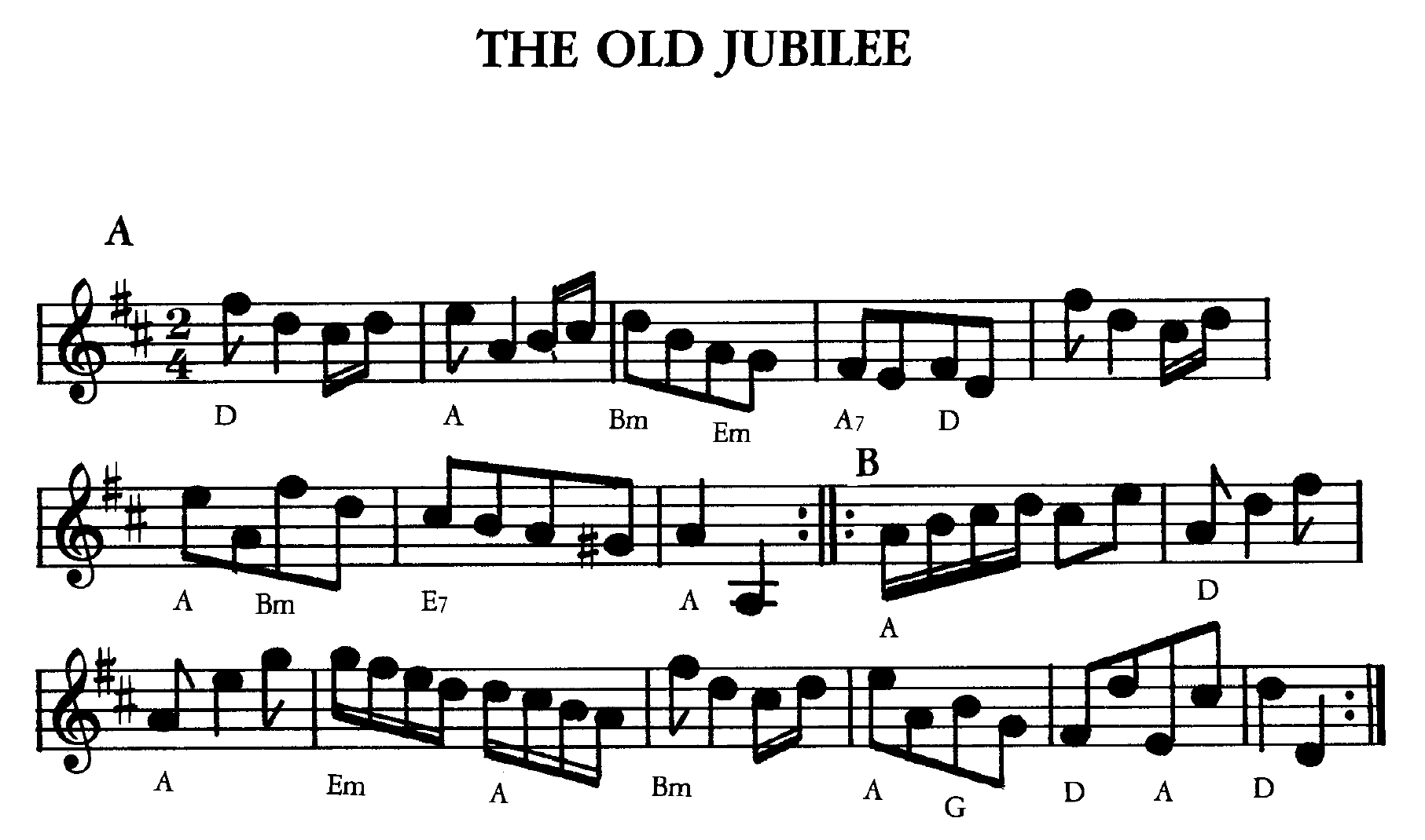 Old Jubilee, The (music)